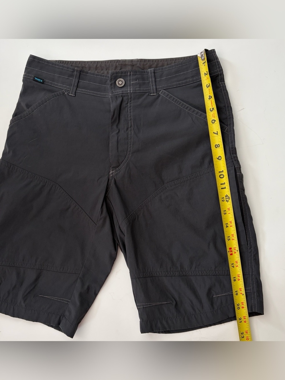 Kuhl Men’s Shorts Renegade Hiking Shorts Carbon Color 11" Inseam size 32 - Picture 15 of 16